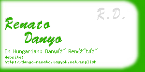 renato danyo business card